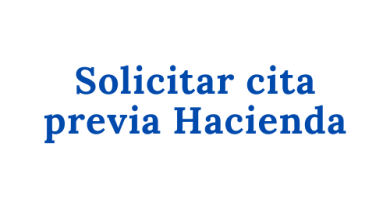 Solicitar cita previa Hacienda